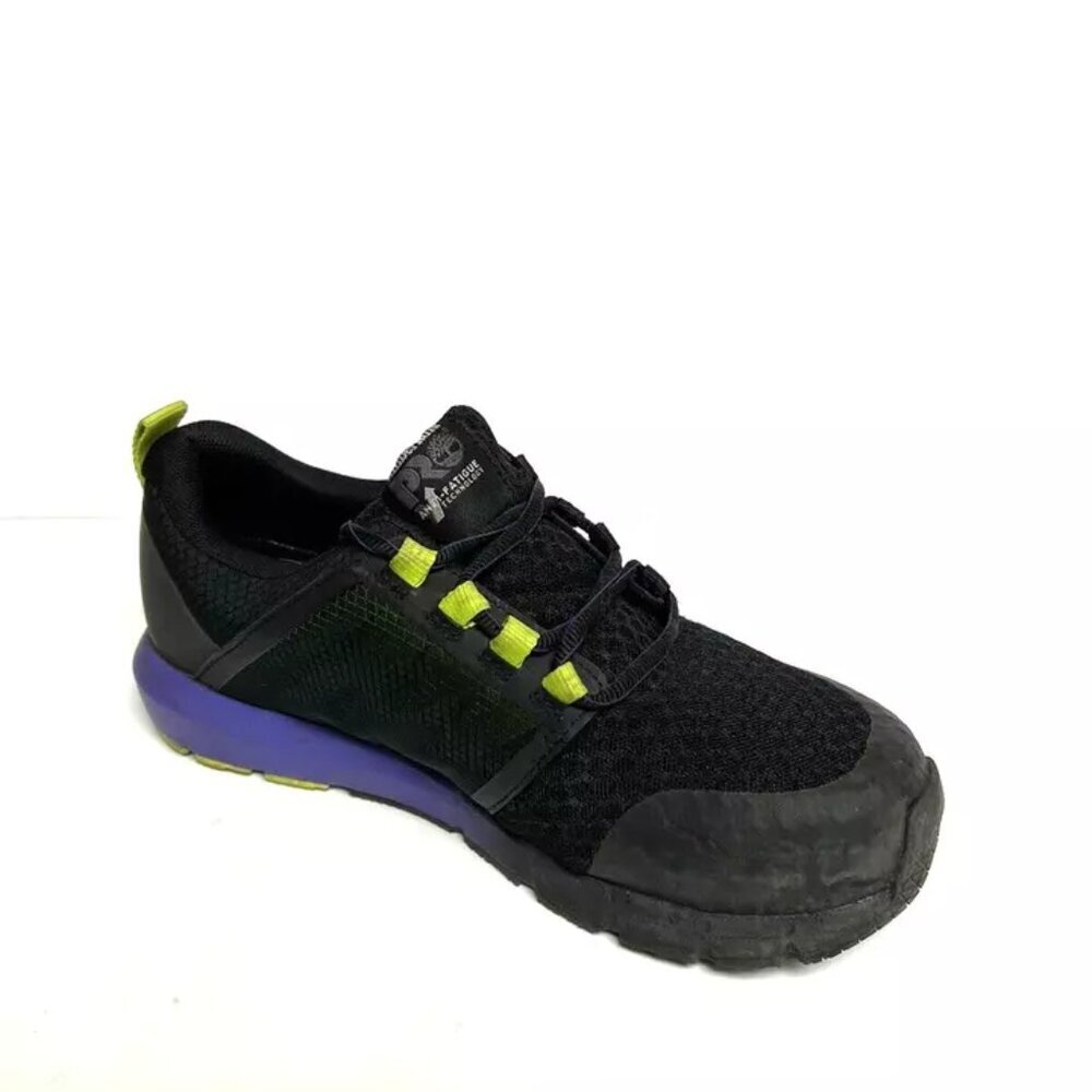 Timberland Pro Womens Radius Comp Toe Work Sneaker Black Size 9 M.